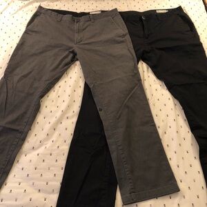 Men's Volcom Gray and Black Pants